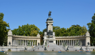 Parque el retiro en Madrid