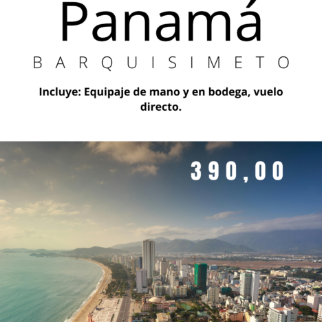 Vuelo Barquisimeto Panamá